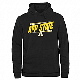 Men's Appalachian State Mountaineers Double Bar Pullover Hoodie - Black,baseball caps,new era cap wholesale,wholesale hats